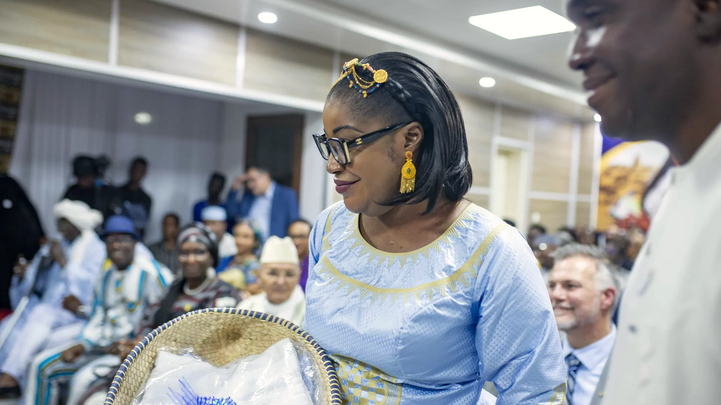 Guests at the inauguration of Timbuktu American University in Bamako